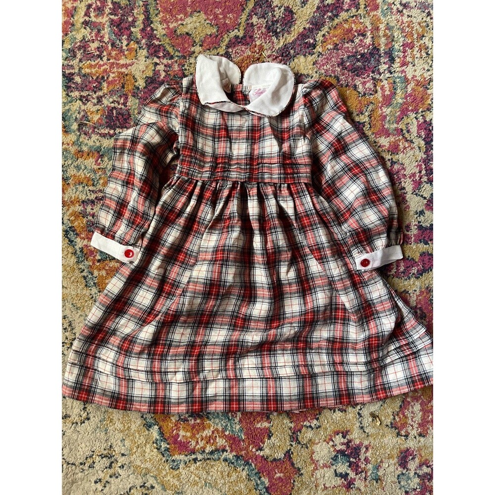 Vintage Sophie Dess Plaid Dress
